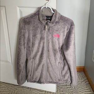 north face fuzzy zip up